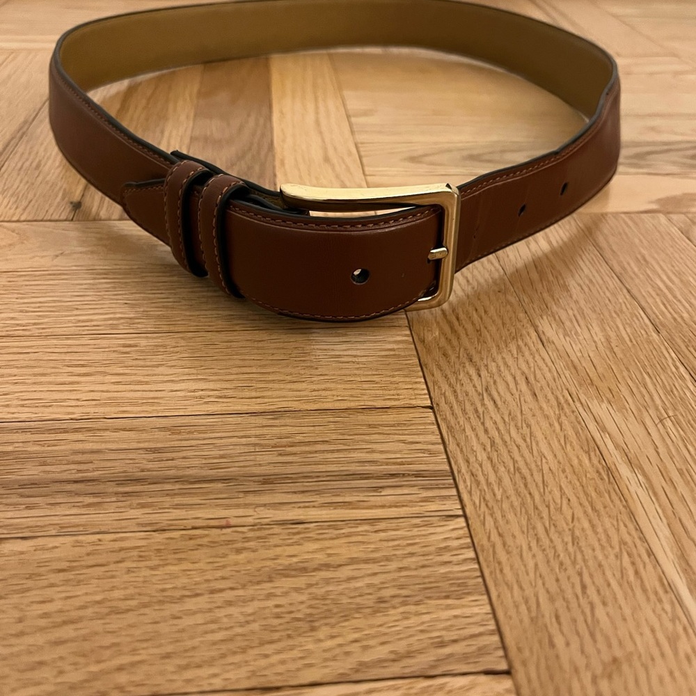 6 Men's Black and Brown Leather Belts - Picture 5 of 13